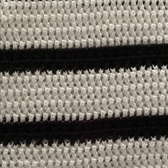 Talbots Black and White Striped Blouse - Picture 5 of 5